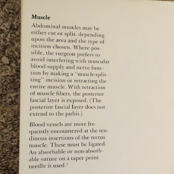 Vintage Medical Ephemera -Ethicon The Abdomen- Layers of Abdomen - Stitches 1968 - Picture 5 of 14